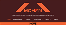 Tablet Screenshot of mohan.co.nz